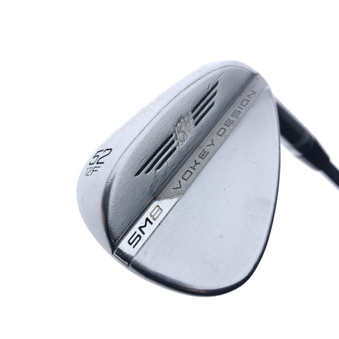 Used Titleist Vokey SM8 Tour Chrome Gap Wedge / 52.0 Degrees / Wedge Flex