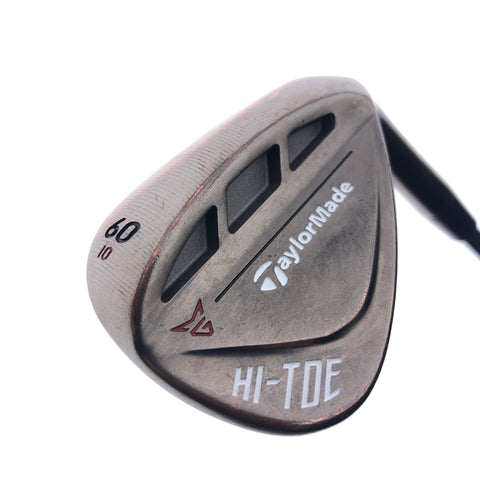 Used TaylorMade Hi-Toe RAW Lob Wedge / 60.0 Degrees / Wedge Flex