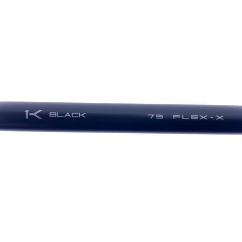 Used Mitsubishi 1K Black 75 X Driver Shaft / X-Stiff Flex / PING Gen 4 Adapter