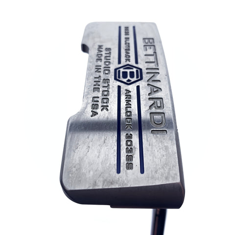 Used Bettinardi Studio Stock 28 Slotback Armlock 2020 Putter / 40.0 Inches