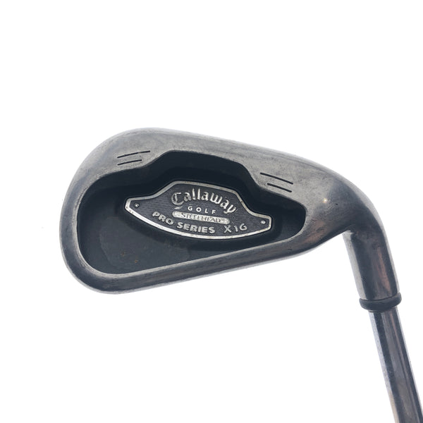 Used Callaway X-16 Pro Series 7 Iron / 34 Degrees / Uniflex Flex