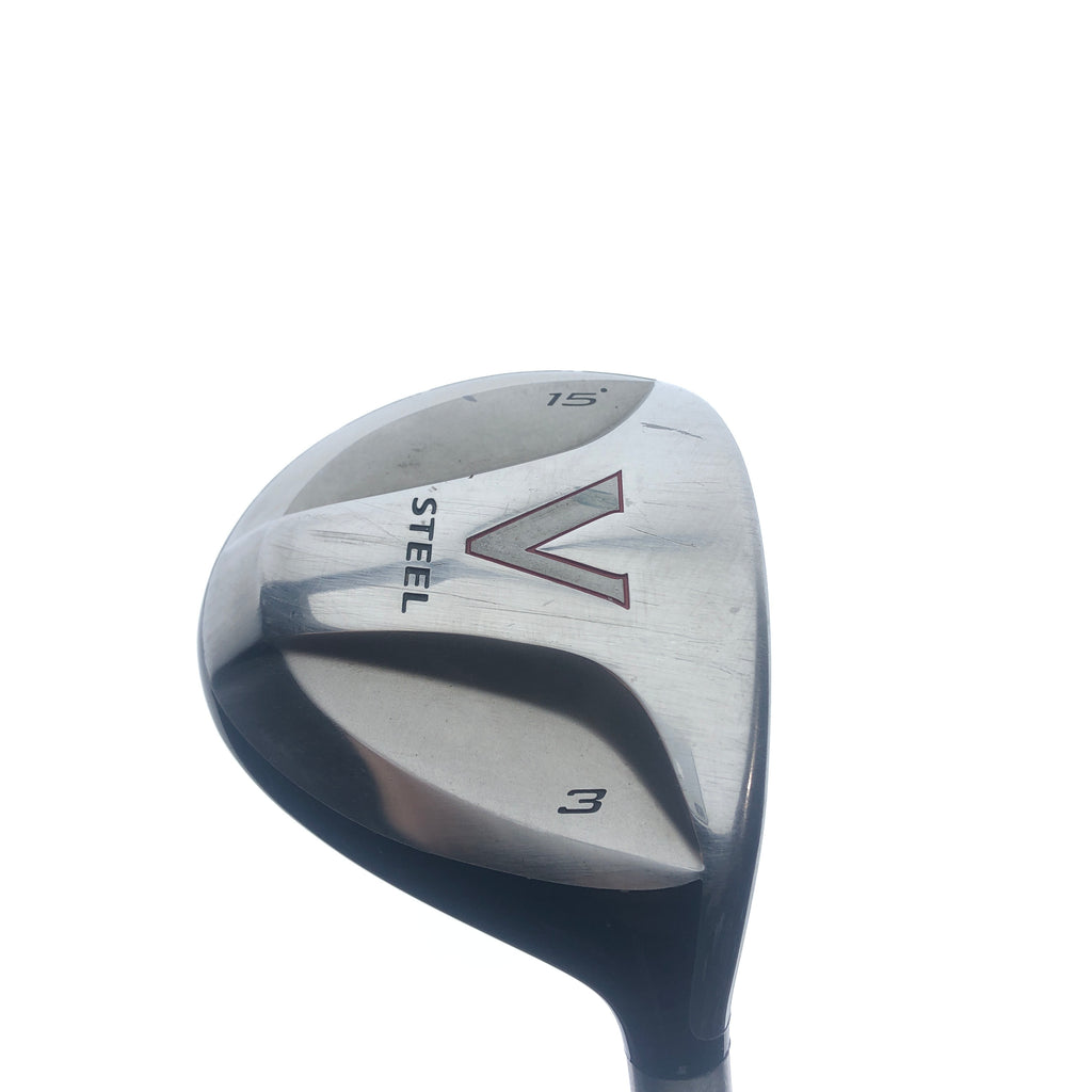 Used TaylorMade V Steel 3 Fairway Wood / 15.0 Degrees / Regular Flex