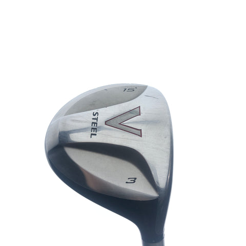 Used TaylorMade V Steel 3 Fairway Wood / 15.0 Degrees / Regular Flex
