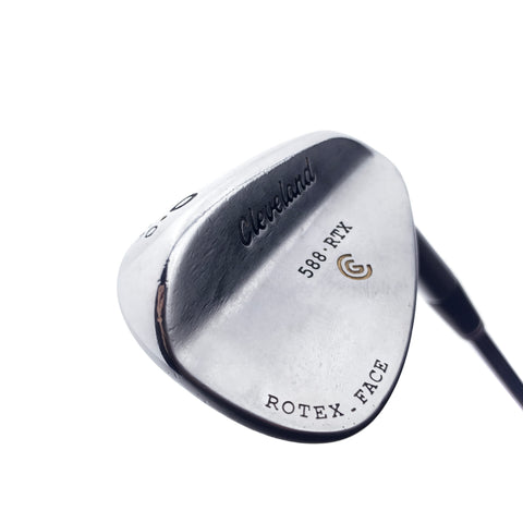 Used Cleveland 588 RTX Satin Chrome Gap Wedge / 50.0 Degrees / Wedge Flex