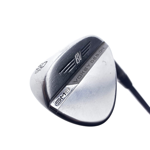 Used Titleist Vokey SM8 Tour Chrome Gap Wedge / 50.0 Degrees / Wedge Flex