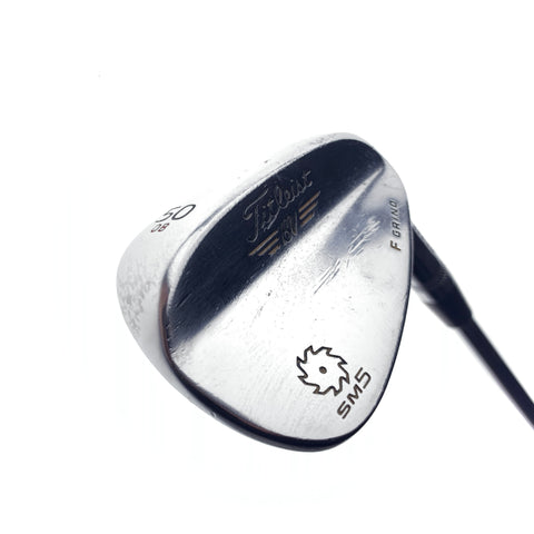 Used Titleist Vokey SM5 Tour Chrome Gap Wedge / 50.0 Degrees / Wedge Flex