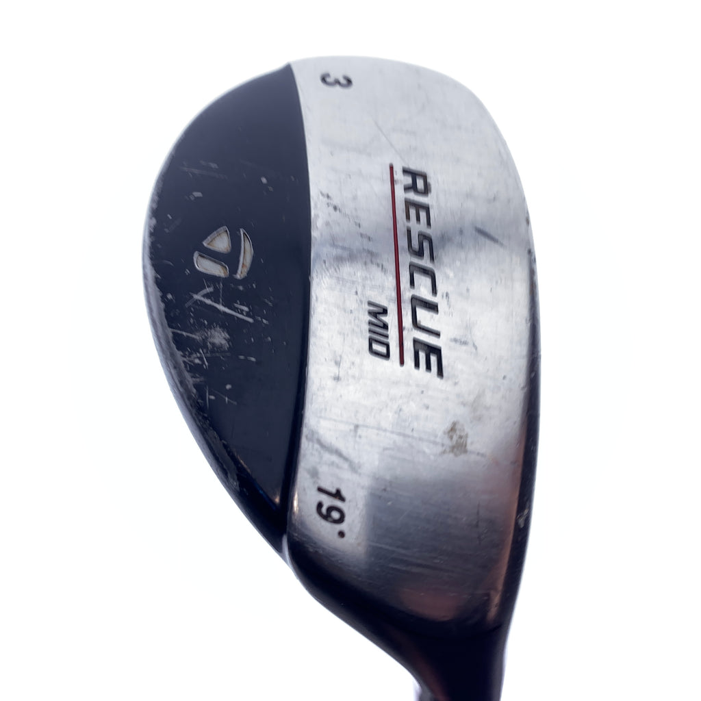 Used TaylorMade Rescue Mid 3 Hybrid / 19.0 Degrees / Stiff Flex