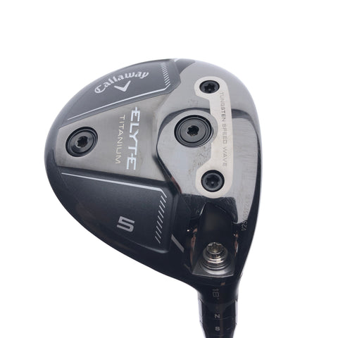 Used TOUR ISSUE Callaway Elyte Titanium 5 Fairway Wood / 18.0 Degrees / Stiff F