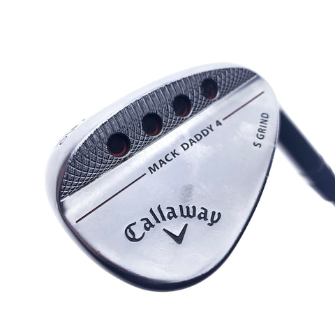 Used Callaway Mack Daddy 4 Chrome Gap Wedge / 52.0 Degrees / Wedge Flex