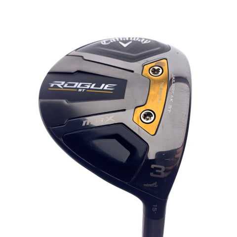 Used Callaway Rogue ST MAX 3 Fairway Wood / 15.0 Degrees / Regular Flex