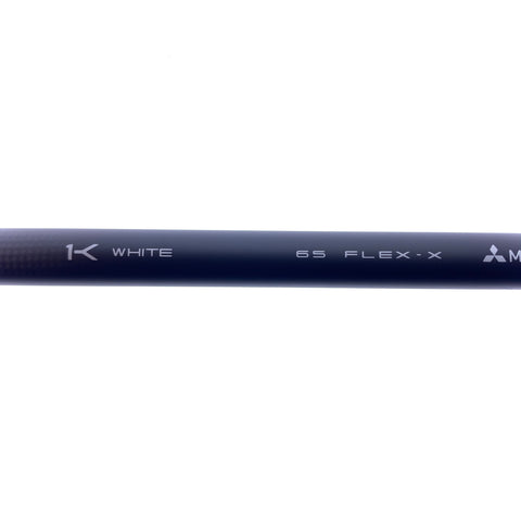 Used Mitsubishi Tensei 1K White 65 Driver Shaft / X-Stiff Flex / Titleist Gen 2