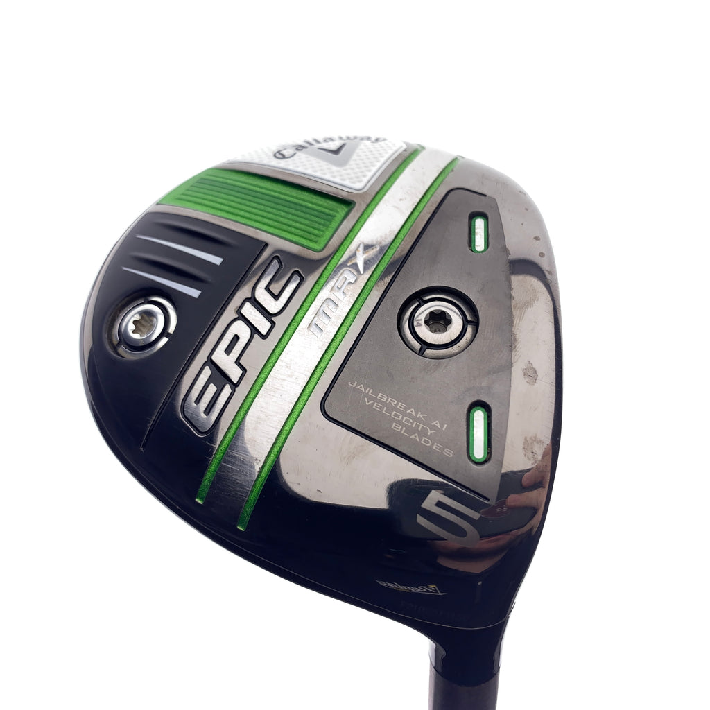Used Callaway Epic Max 5 Fairway Wood / 18.0 Degrees / Stiff Flex