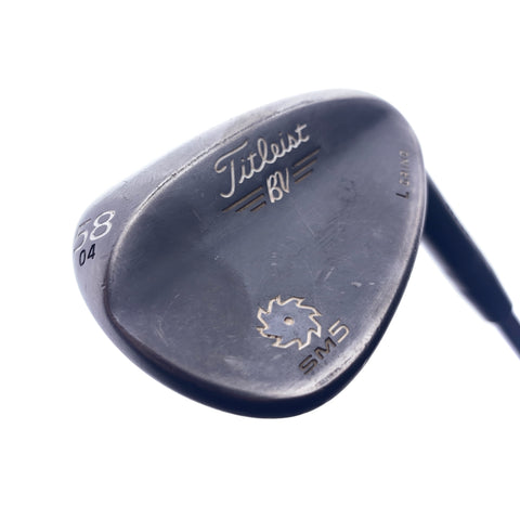 Used Titleist Vokey SM5 Raw Black Lob Wedge / 58.0 Degrees / Wedge Flex