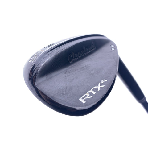 Used Cleveland RTX 4 Black Satin Sand Wedge / 54.0 Degrees / Stiff Flex