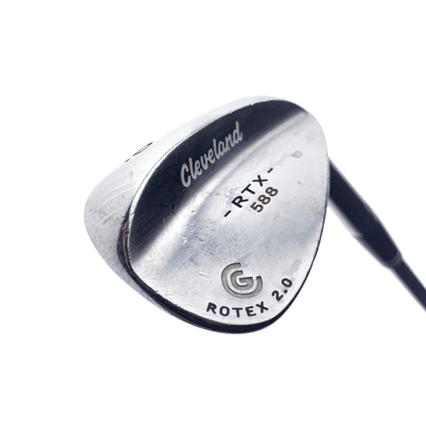 Used Cleveland 588 RTX 2.0 Tour Satin Gap Wedge / 50.0 Degrees / Wedge Flex