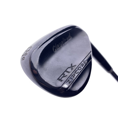 Used Cleveland RTX ZipCore Black Satin Gap Wedge / 50.0 Degrees / Wedge Flex