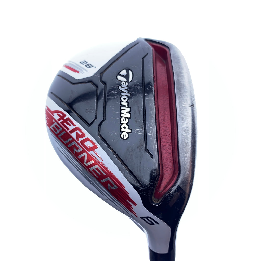 Used TaylorMade AeroBurner 6 Hybrid / 28.0 Degrees / Ladies Flex