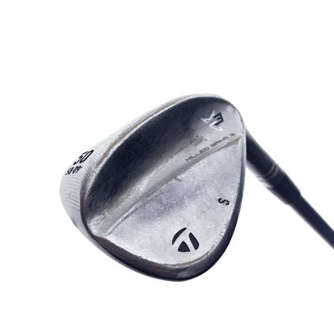 Used TaylorMade Milled Grind 3 Gap Wedge / 50.0 Degrees / X-Stiff Flex