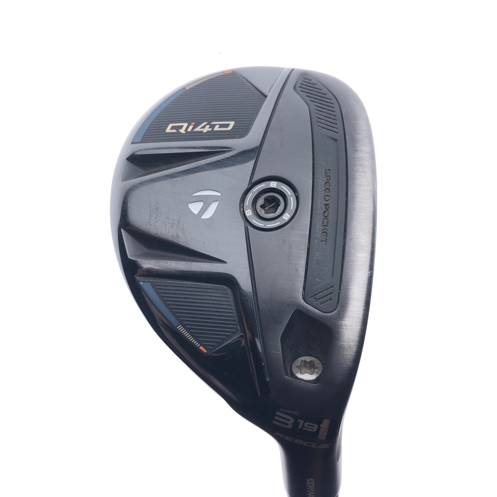 Used TaylorMade Qi4D 3 Hybrid / 19.0 Degrees / Regular Flex