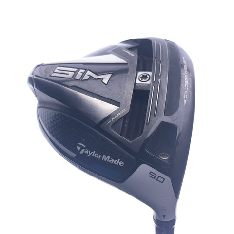 Used TaylorMade SIM Driver / 9.0 Degrees / Stiff Flex