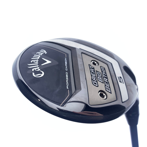 Used Callaway Great Big Bertha 2023 5 Fairway Wood / 18.0 Degrees / Regular Flex