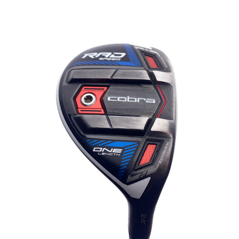 Used Cobra Rad Speed One Length 5 Hybrid / 24 Degrees / Regular Flex