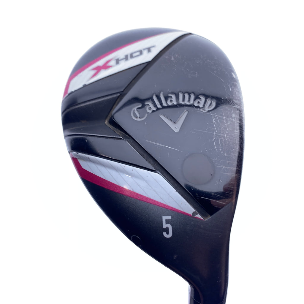 Used Callaway X Hot 2013 5 Hybrid / 25.0 Degrees / Ladies Flex