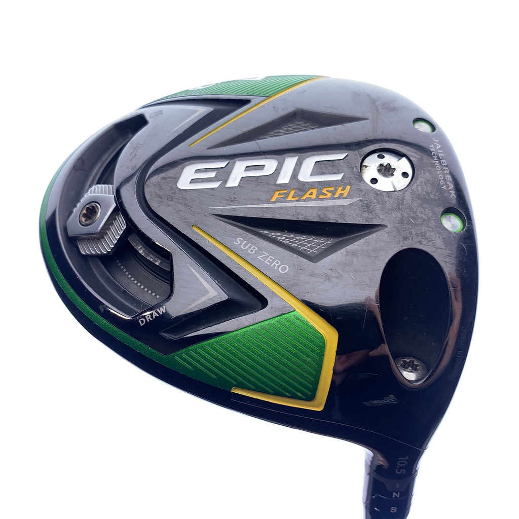 Used Callaway EPIC Flash Sub Zero Driver / 10.5 Degrees / Stiff Flex