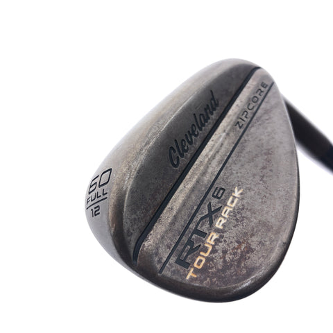 Used Cleveland RTX 6 ZipCore Tour Rack RAW Lob Wedge / 60.0 Degrees / Wedge Flex