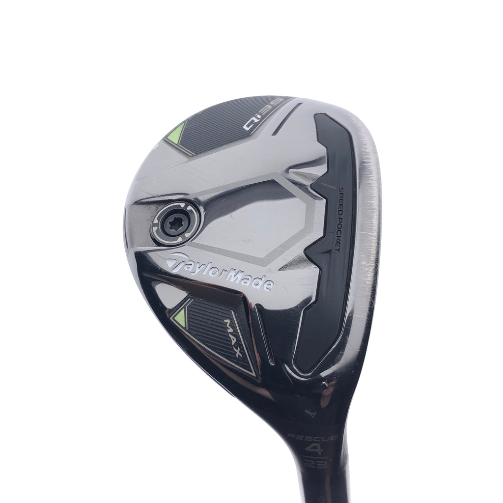 Used TaylorMade Qi35 Max 4 Hybrid / 23.0 Degrees / Regular Flex