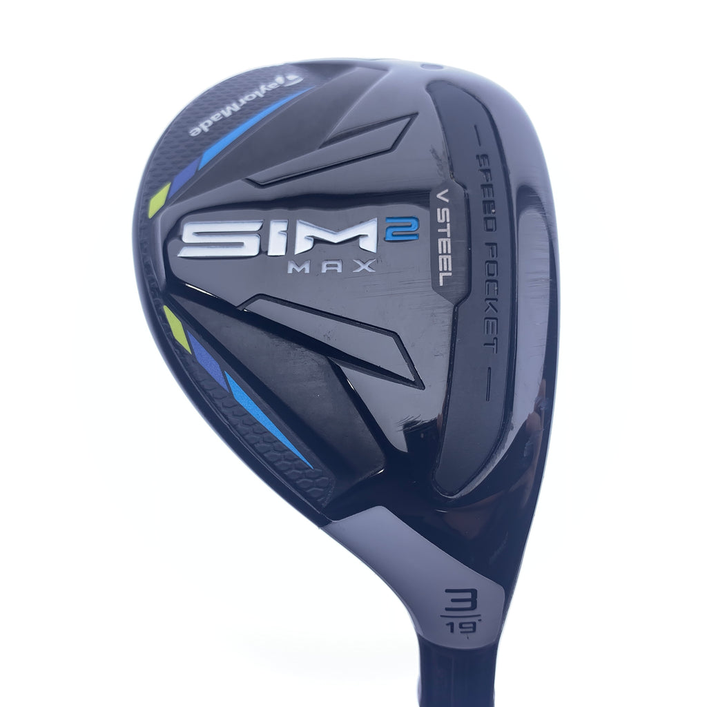 Used TaylorMade Sim2 Max Rescue 3 Hybrid / 19.0 Degrees / Stiff Flex