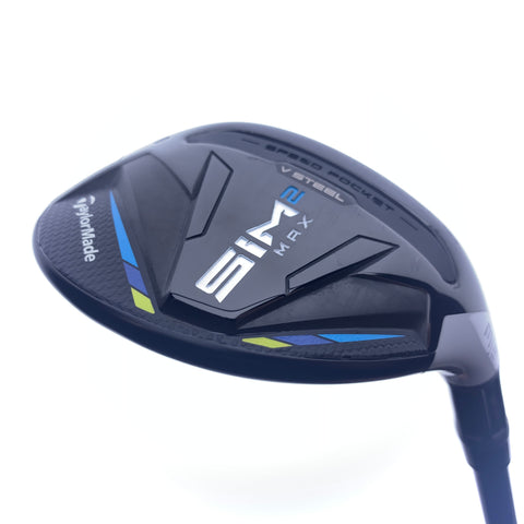 Used TaylorMade Sim2 Max Rescue 3 Hybrid / 19.0 Degrees / Stiff Flex