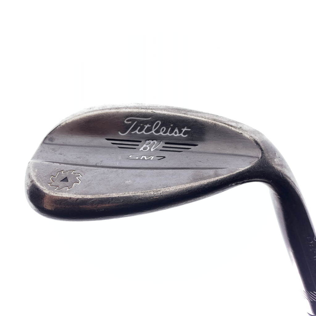 Used Titleist Vokey SM7 Brushed Steel Lob Wedge / 60.0 Degrees / Wedge Flex - Replay Golf 