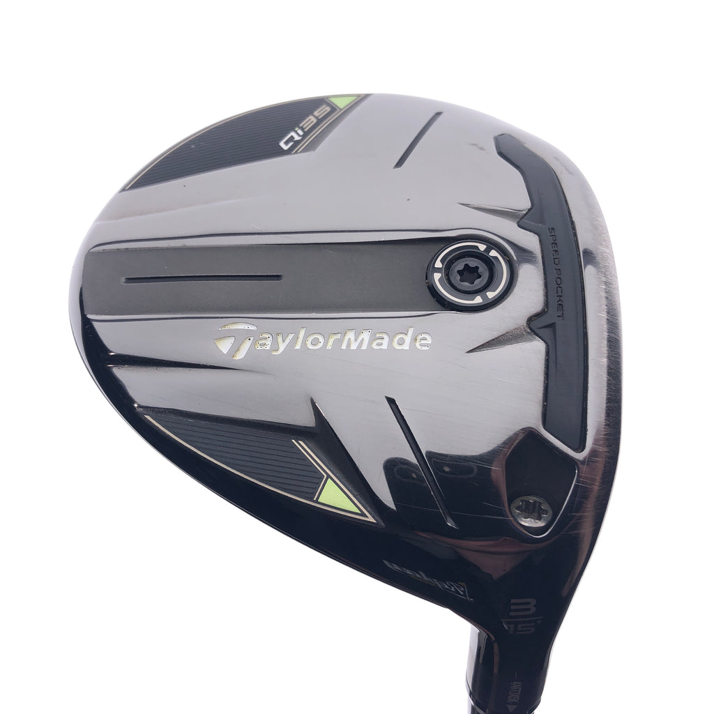 Used TaylorMade Qi35 3 Fairway Wood / 15 Degrees / Stiff Flex - Replay Golf 