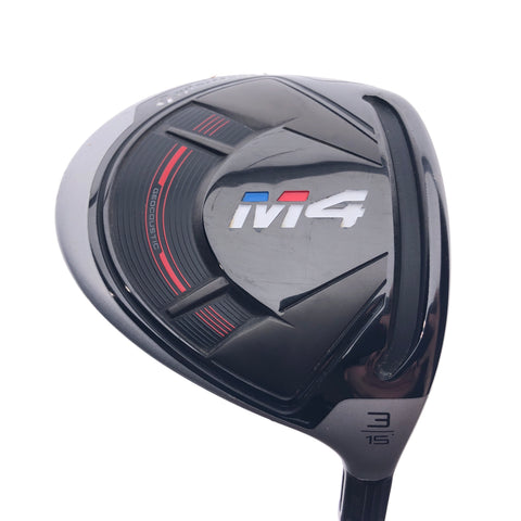 Used TaylorMade M4 3 Fairway Wood / 15 Degrees / Stiff Flex - Replay Golf 