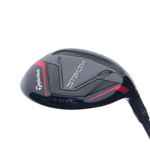 Used TaylorMade Stealth Rescue 4 Hybrid / 22.0 Degrees / A Flex