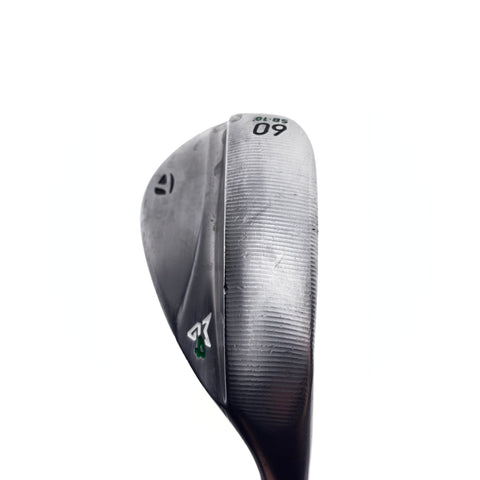 Used TaylorMade Milled Grind 4 Lob Wedge / 60.0 Degrees / Wedge Flex
