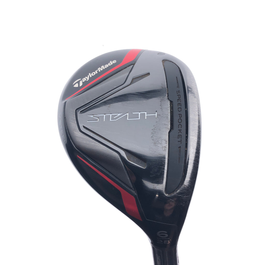 Used TaylorMade Stealth Rescue 6 Hybrid / 28.0 Degrees / A Flex
