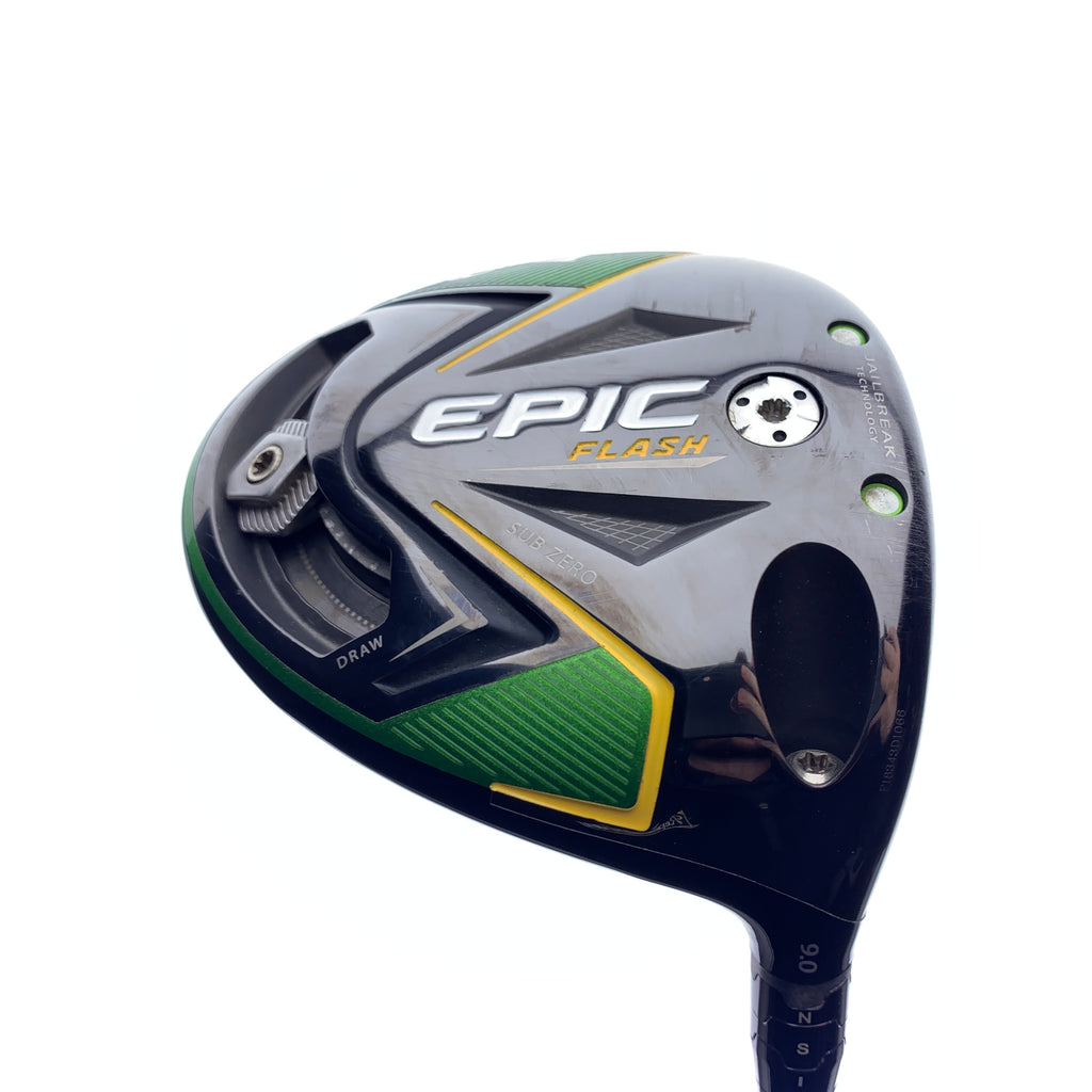 Used Callaway EPIC Flash Sub Zero Driver / 9.0 Degrees / Stiff Flex