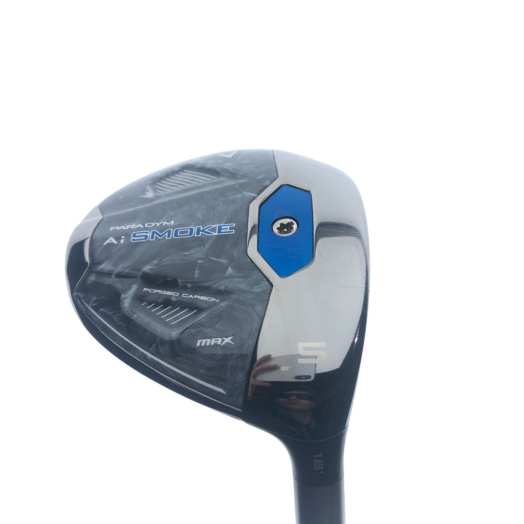 Used Callaway Paradym Ai Smoke MAX 5 Fairway Wood / 18.0 Degrees / Regular Flex