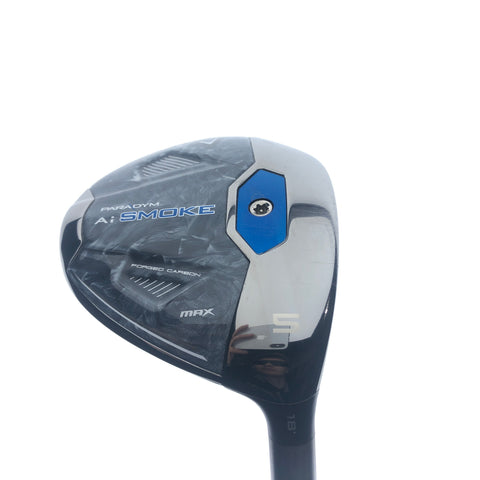Used Callaway Paradym Ai Smoke MAX 5 Fairway Wood / 18.0 Degrees / Regular Flex