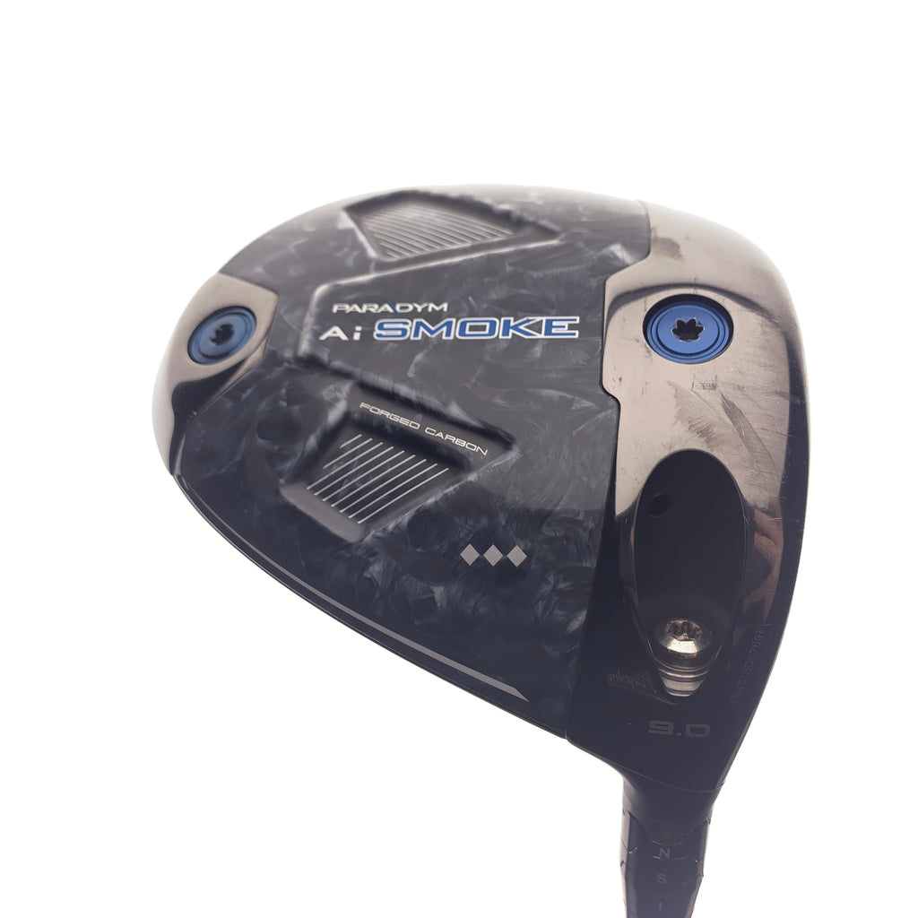 Used Callaway Paradym Ai Smoke Triple Diamond Driver / 9.0 Degrees / Stiff Flex