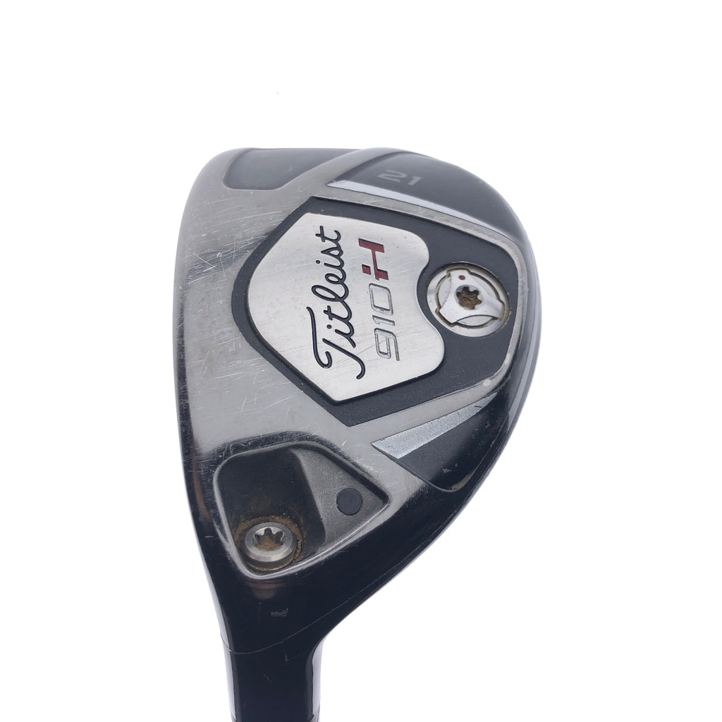 Used Titleist 910 H 4 Hybrid / 21.0 Degrees / Regular Flex / Left-Handed