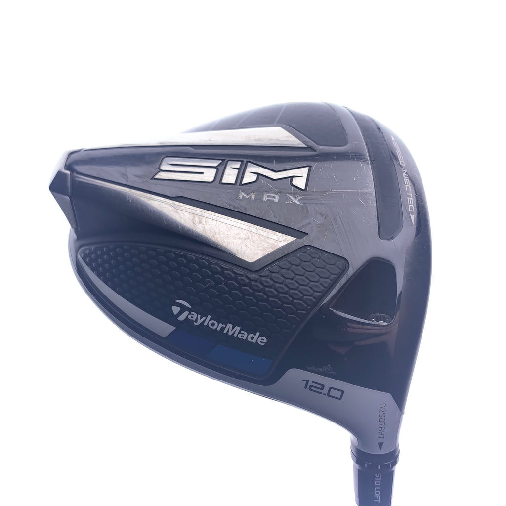 Used TaylorMade SIM Max Driver / 12.0 Degrees / A Flex