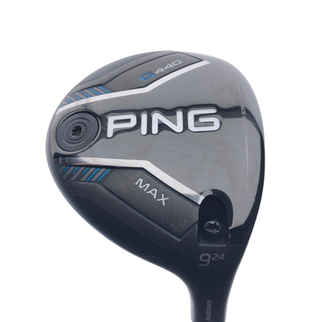 Used Ping G440 Max 9 Fairway Wood / 24.0 Degrees / Stiff Flex / VeloCore+ Red