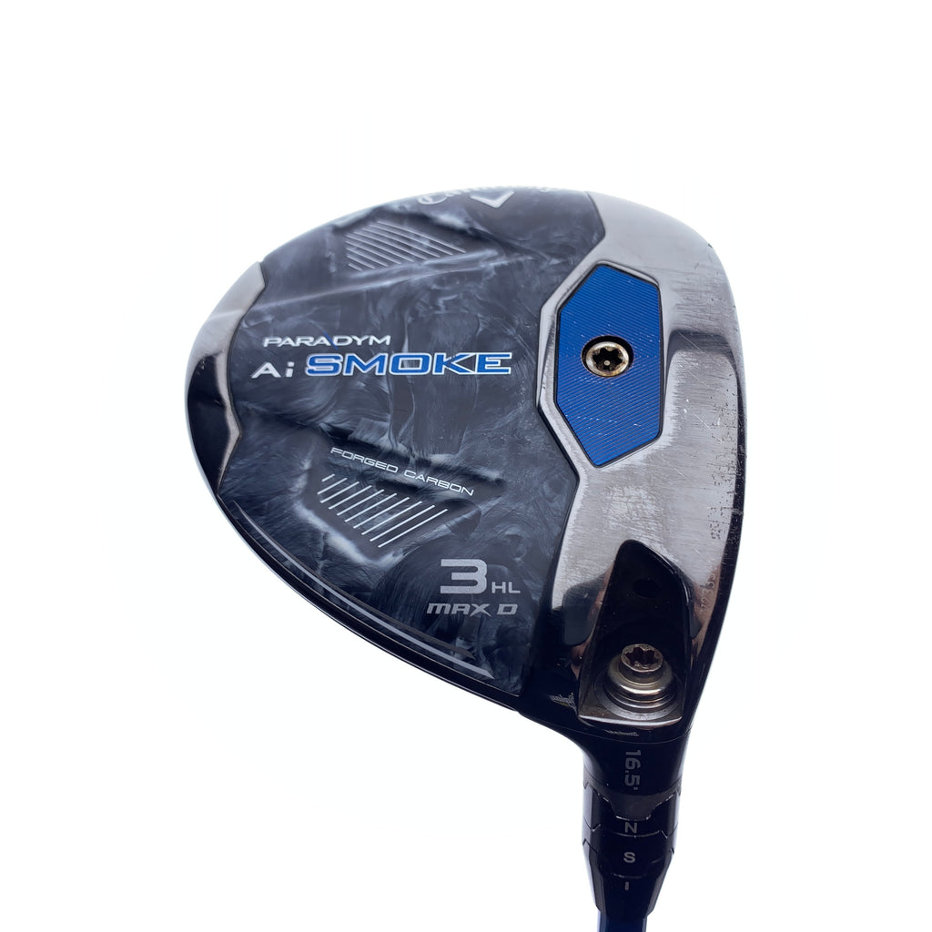 Used Callaway Paradym Ai Smoke MAX D 3  HL Fairway Wood / 16.5 Deg/Reg Flex