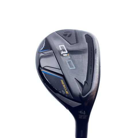 Used TaylorMade Qi10 4 Hybrid / 22.0 Degrees / Stiff Flex