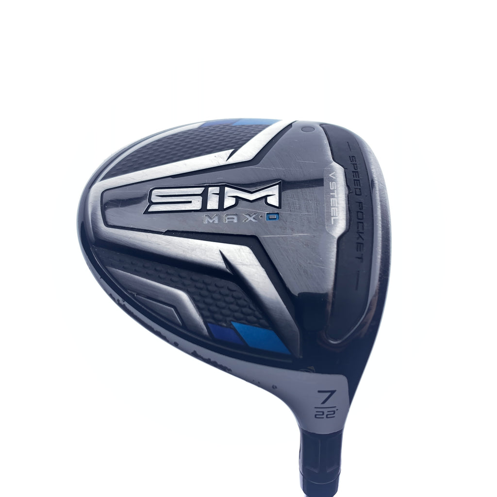 Used TaylorMade SIM Max D 7 Fairway Wood / 22.0 Degrees / Stiff Flex