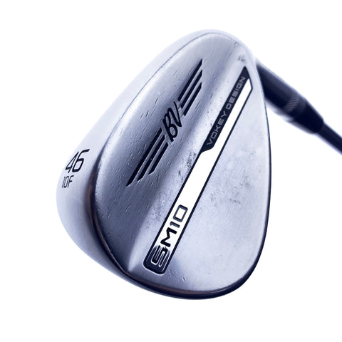 Used Titleist Vokey SM10 Tour Chrome Pitching Wedge / 46.0 Degrees / Wedge Flex