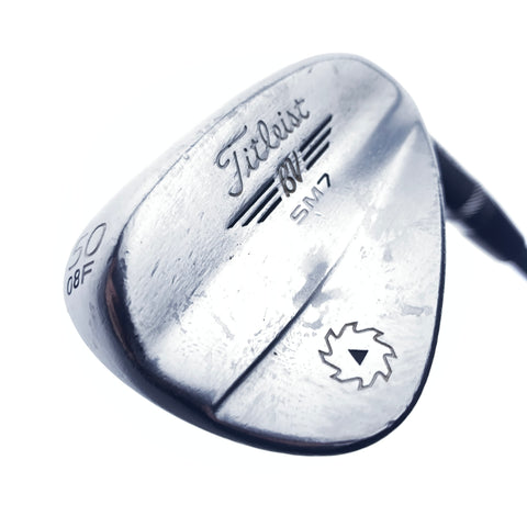 Used Titleist Vokey SM7 Tour Chrome Gap Wedge / 50.0 Degrees / Wedge Flex